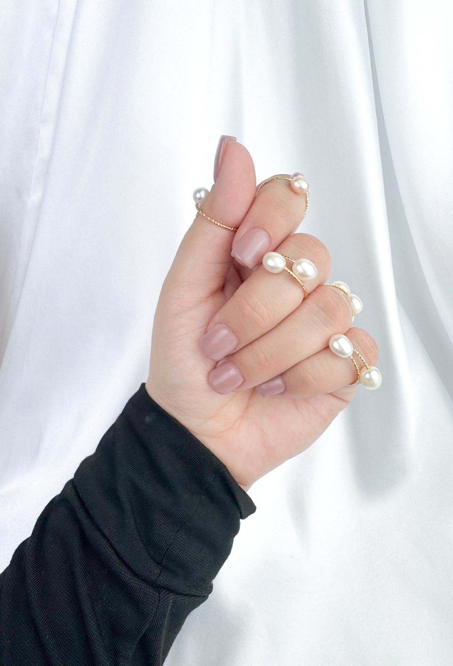 Freshwater pearl ring