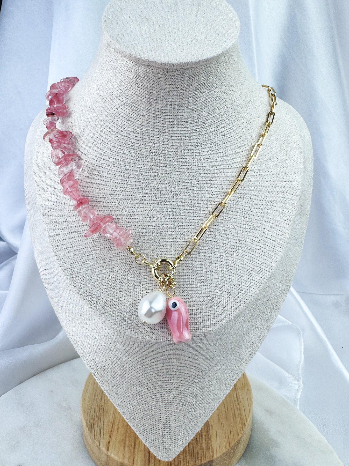 Pink Ocean Necklace