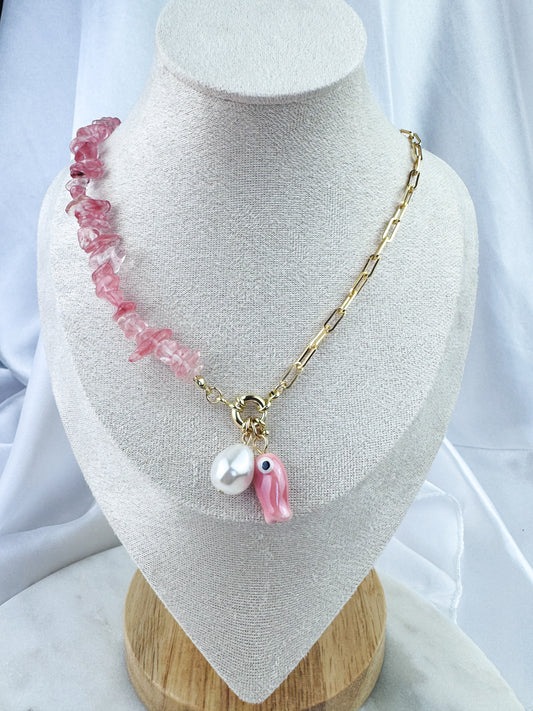 Pink Ocean Necklace