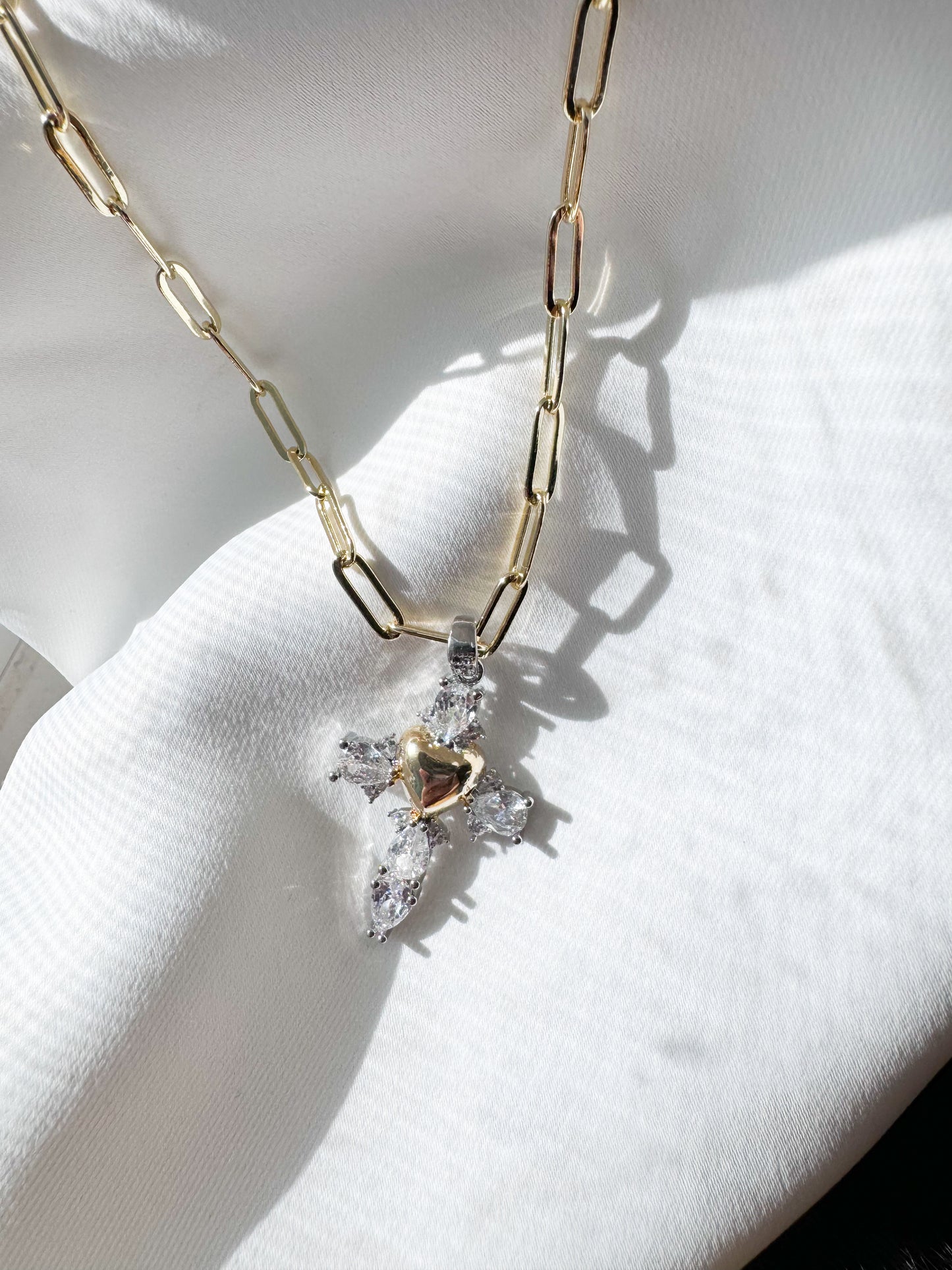 Crystal Cross necklace